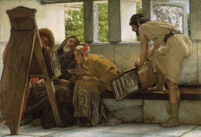 A Roman Studio by Lawrence Alma Tadema
